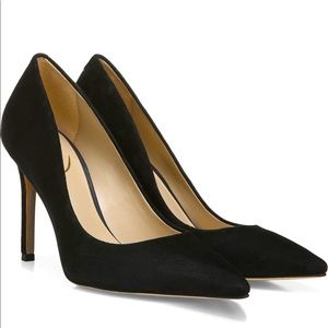 Sam Edelman black suede pumps